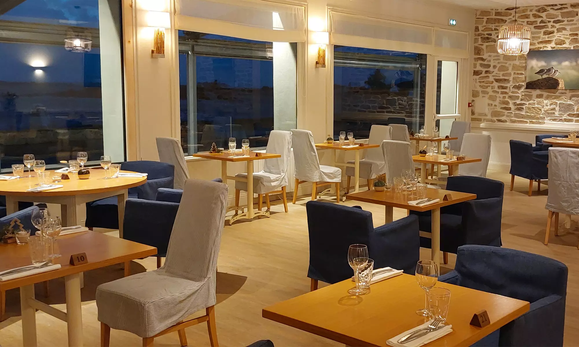 Plouguerneau : chambre double vue mer avec petit-déjeuner en option