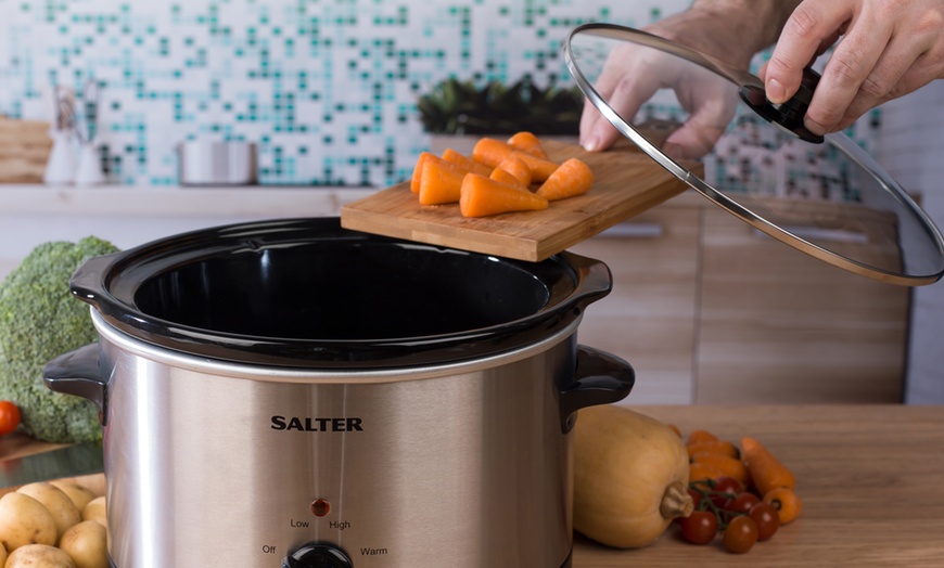 Image 5: Salter Non-Stick Slow Cooker