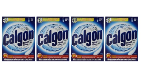 4 confezioni di Calgon Polvere 2in1 anti calcare