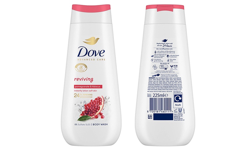 Image 8: Six Packs of Dove Advanced Care Bodywash 24-Hour Collections 225ml