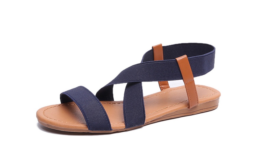 Image 7: Women's Fabric Strap Sandals