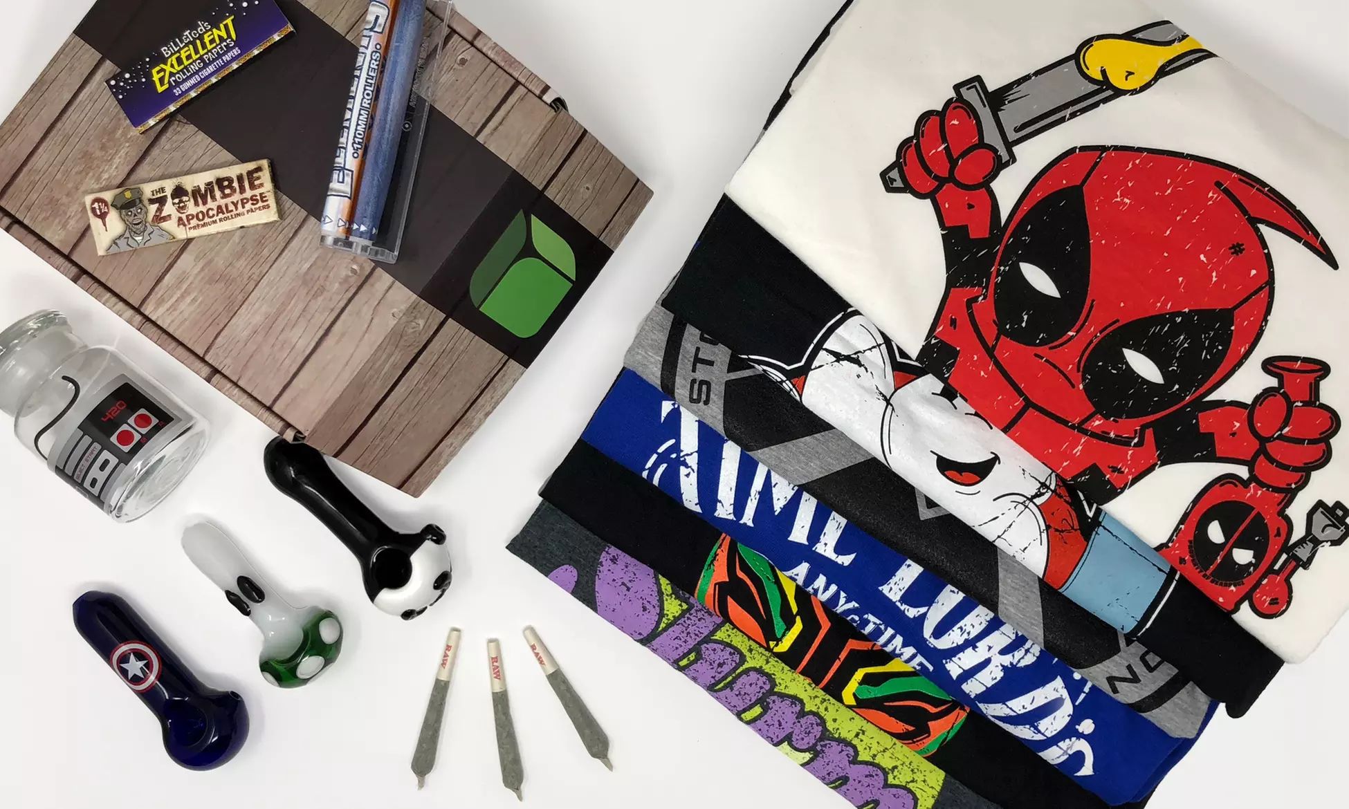 One- or Three-Month Cannabox Subscription with a T-Shirt and Promo Pack from Cannabox (Up to 40% Off) - Primary Image