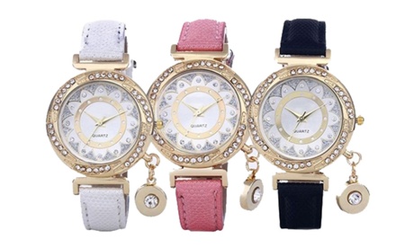 Orologio da donna con cristalli Swarovski® disponibile in 3 modelli e 5 colori