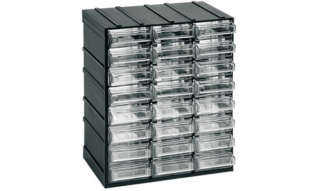 Cassettiera porta minuteria Art Plast con 24 cassetti trasparenti