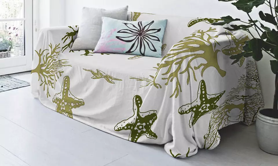 Telo copriletto, copridivano,100% cotone