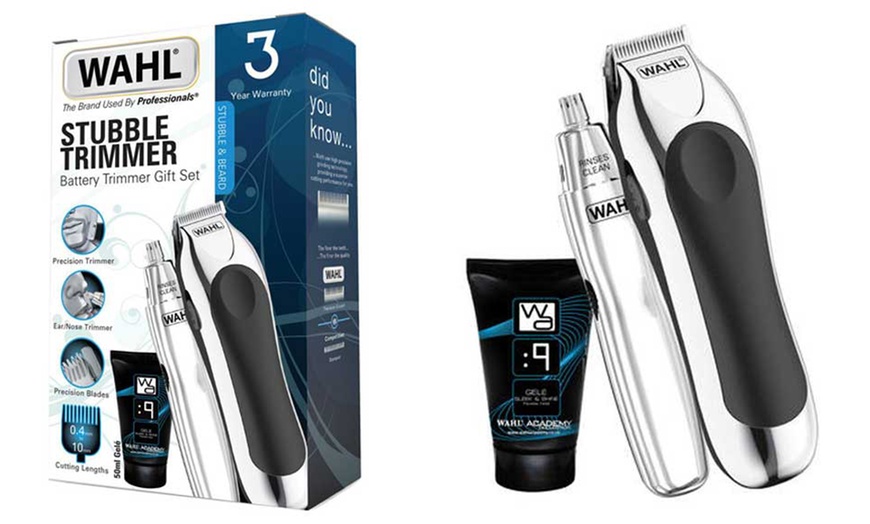 Image 1: Wahl Stubble Trimmer Gift Set