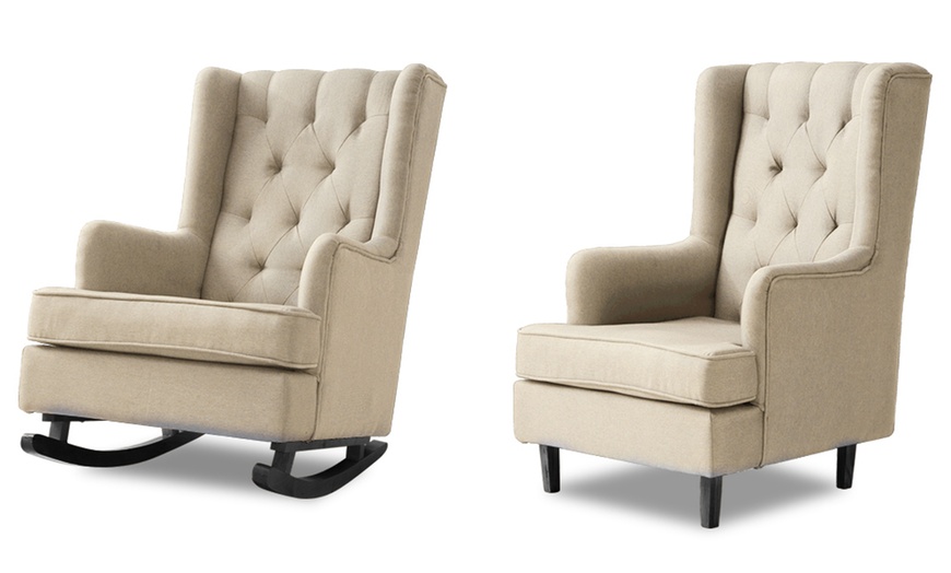 Image 12: Convertible Rocking Armchair