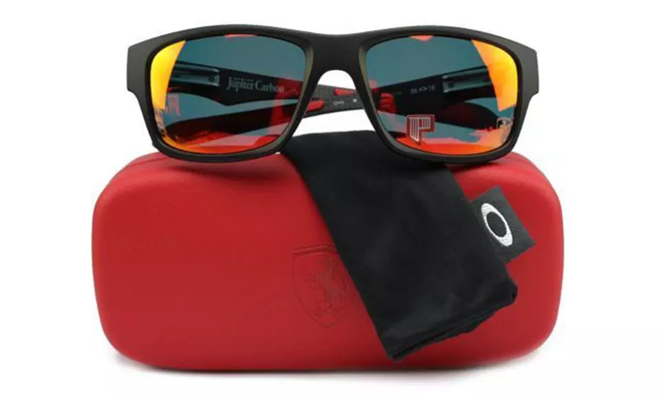 Oakley Scuderia Ferrari Jupiter Men's Polarized Sunglasses - Primary Image