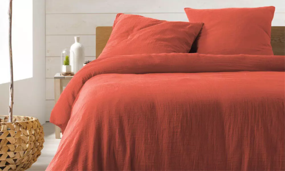 Parure de lit en gaze de coton "Angelina" de Promo Linge