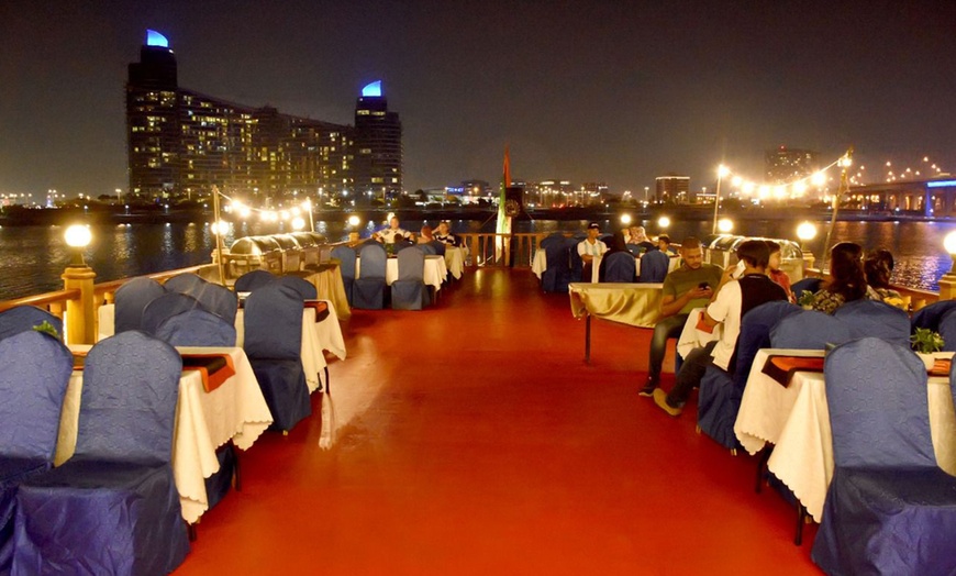 Image 6: Dubai Canal dhow dinner cruise with soft beverages and live shows