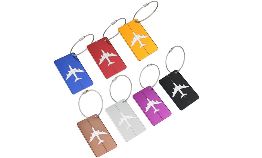 Image 2: Plane Luggage Tag
