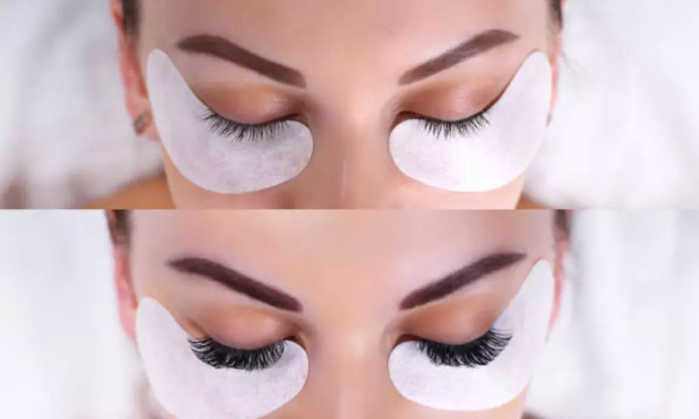 Lifting o extensiones de pestañas o diseño y laminado de cejas para 1