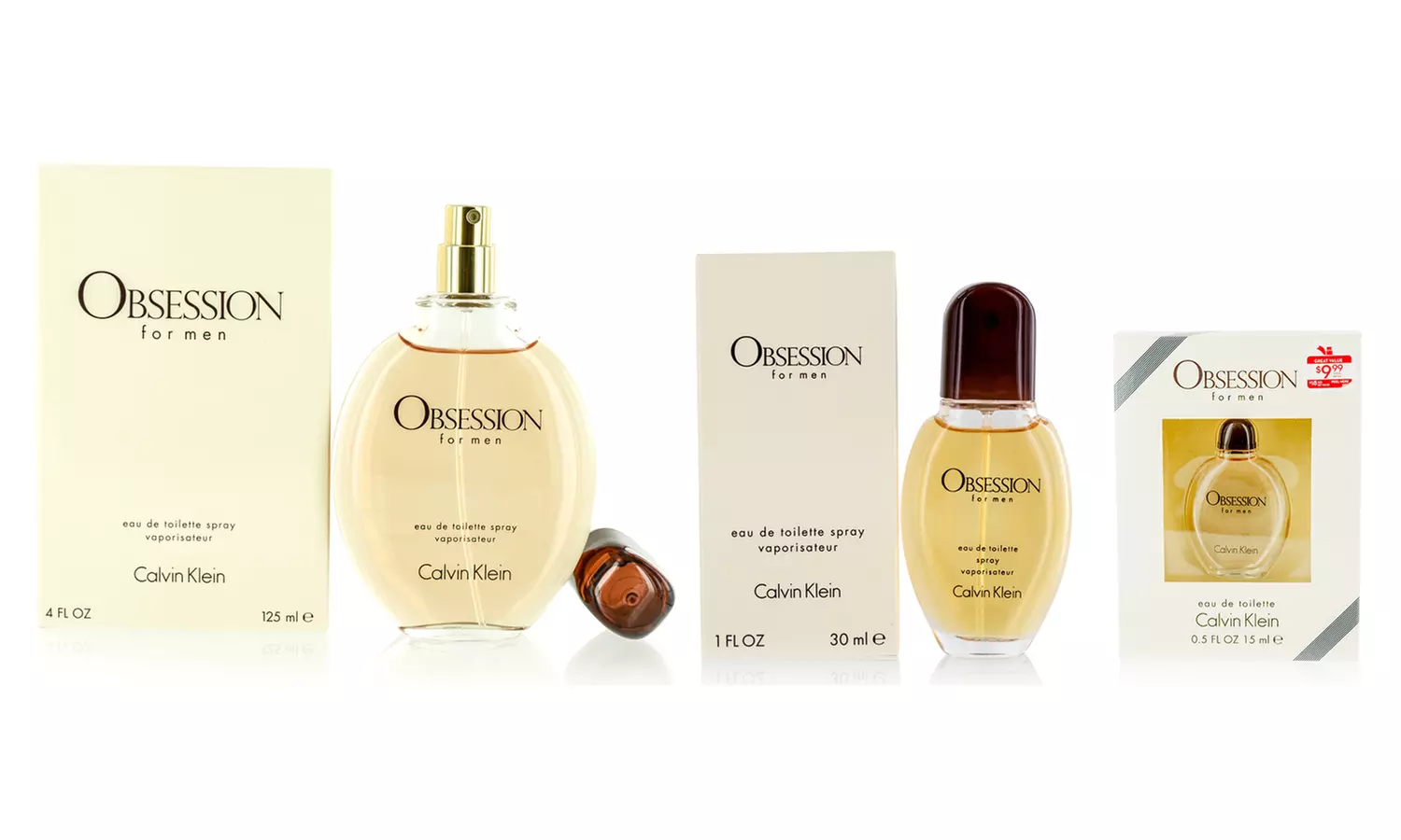 Calvin Klein Obsession Eau de Toilette for Men. Multiple Sizes Available  - Primary Image