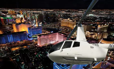 Helicopter Tour of the Strip for One or Tour for Up to Three with Magic Show from 702 Helicopters (Up to 68% Off) - Primary Image