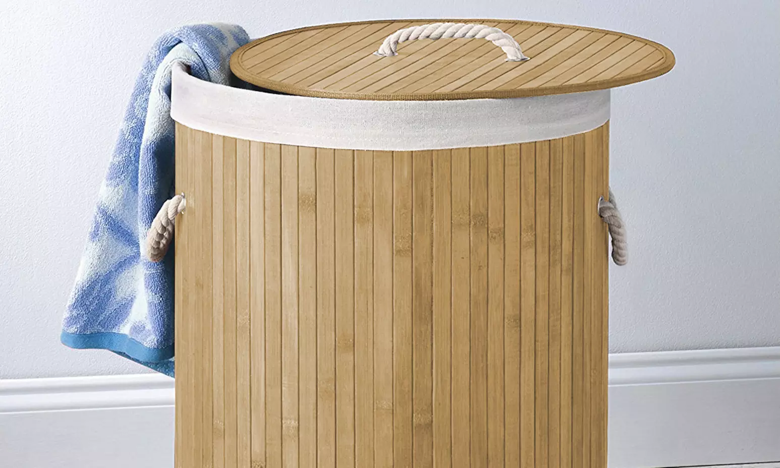 Cesto Portabiancheria In Bambù