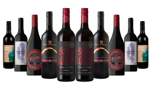 10-Bottles of Fiery Red Mixed Wines