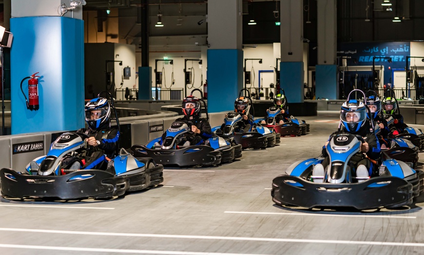 Image 3: Zooming through curves, Adrenaline-fueled Fun on Electric Go-karts