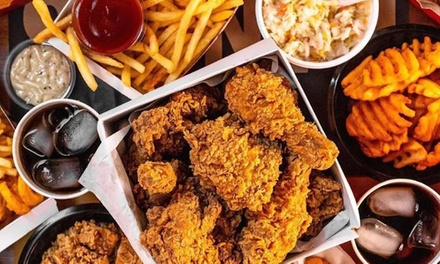 12 Chicken wings of choice Plus a drink for one - Chunky Fried Chicken