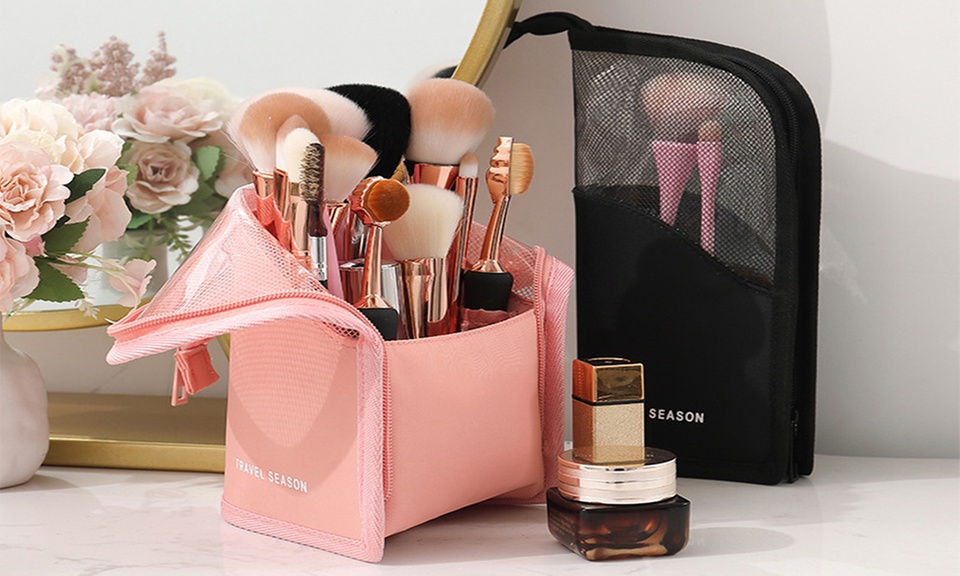 Étui organisateur de pinceaux de maquillage