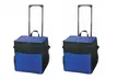 One or Two Vivo Picnic Cooler Bags with Telescopic Handles and Roller Wheels in Choice of Colour - Image 5