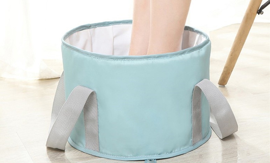 Image 3: Portable Foot Soaking Bath Bucket