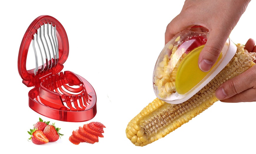 Image 1: Strawberry and Corn Slicer Bundle 