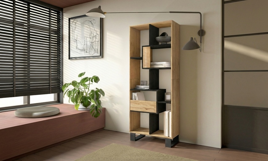 Image 55: Multi-Position Designer Bookcase