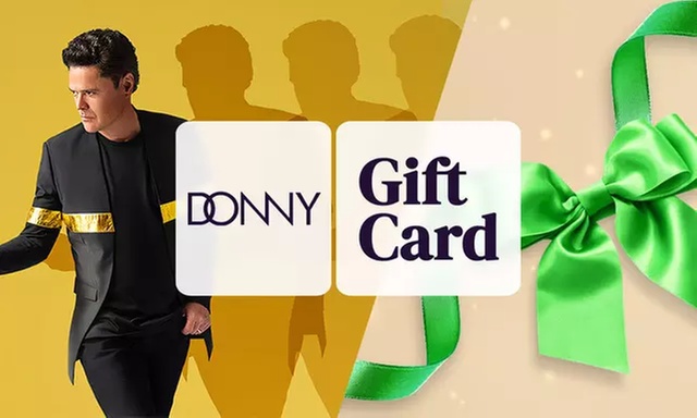⭐ Gift the Magic of Donny Osmond – A Musical Experience! ⭐