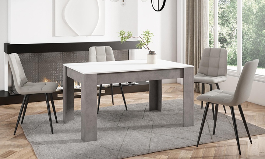 Image 10: Nouvelle Table Fixe pour Salle à Manger, Cuisine ou Salon Modèle EXO