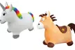 Animal sauteur avec housse peluche Licorne ou Poney - Second Medium