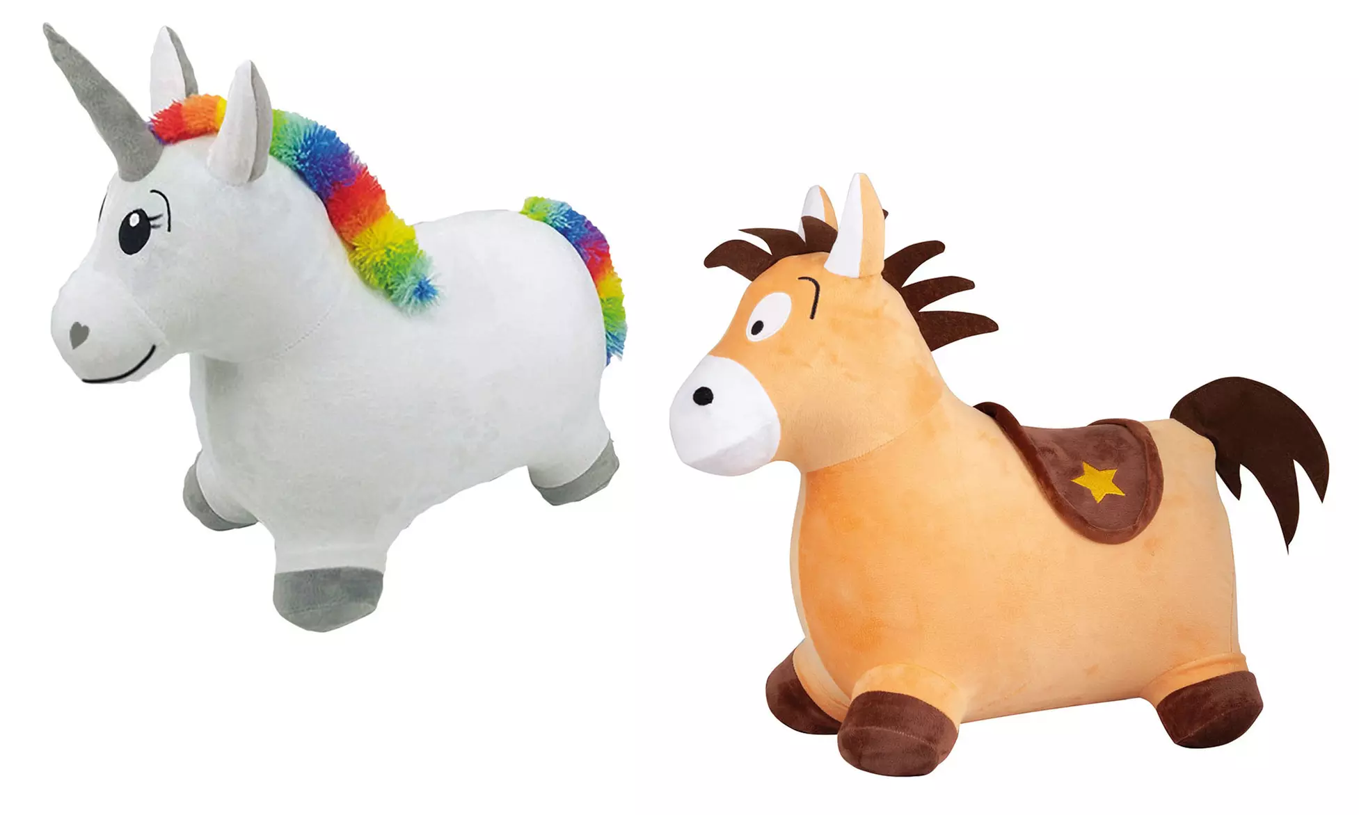 Pupazzo cavalcabile John disponibile in 2 modelli - Primary Image