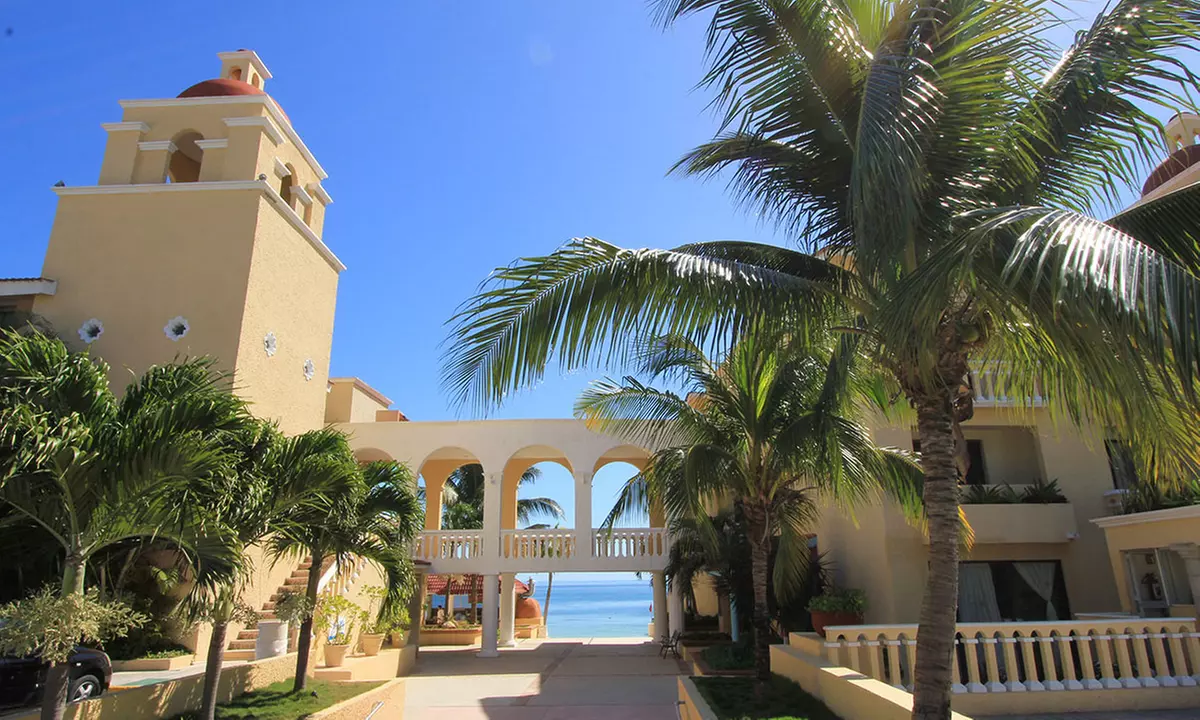 ✈ 4- or 6-Night All-Inclusive All Ritmo Cancún Resort & Waterpark. Price is per Person, Based on Two Guests per Room.  - Primary Image