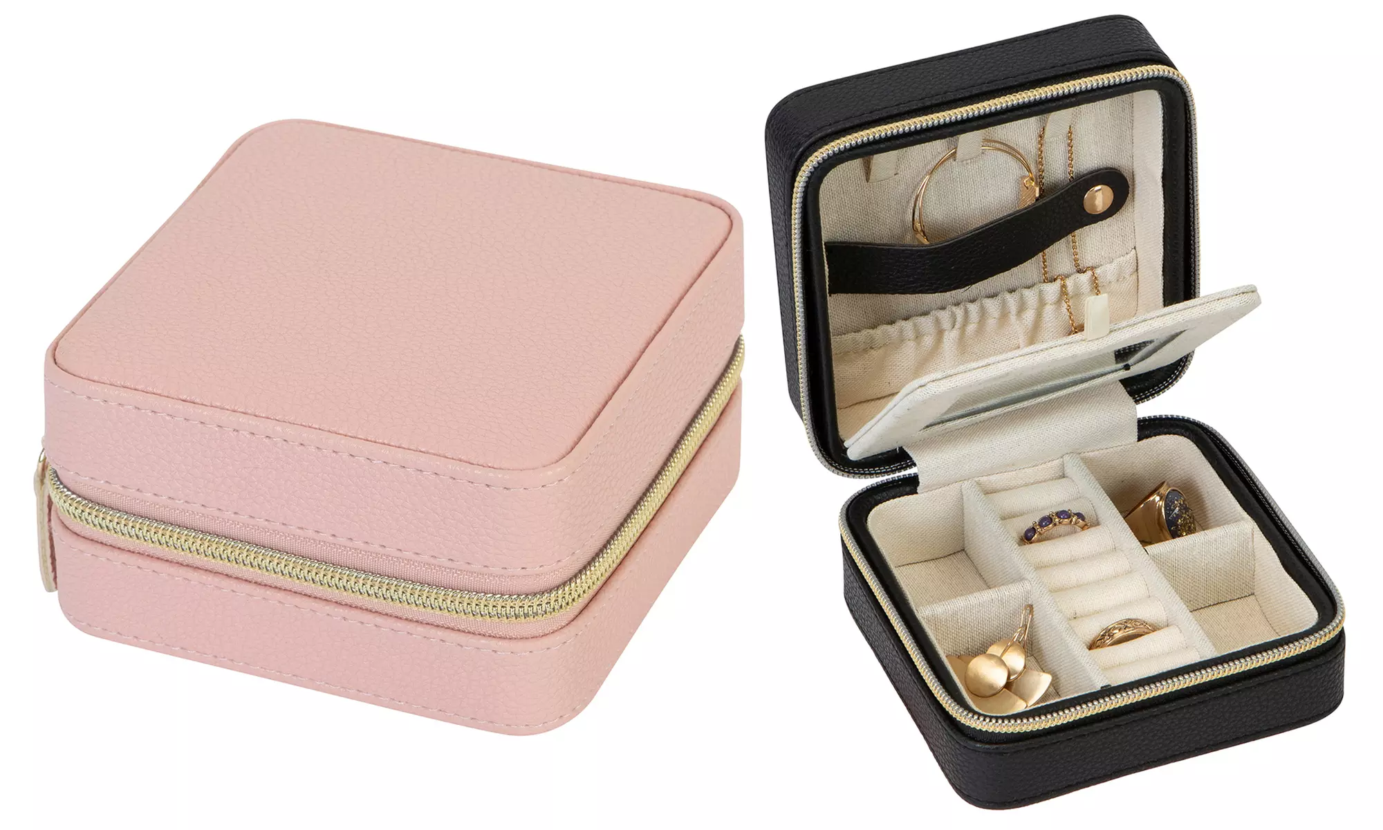 Large Zippered Travel Jewelry Organizers - Primary Image
