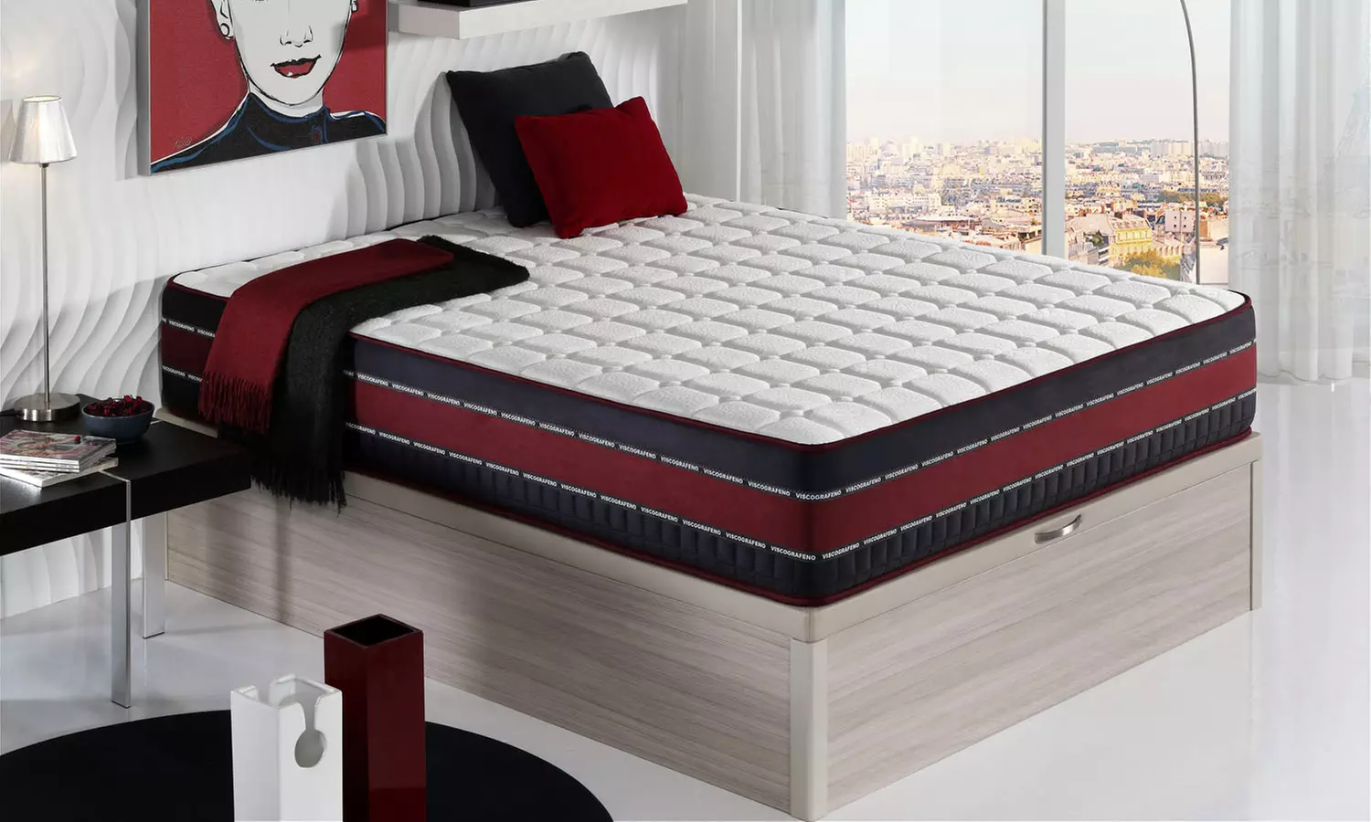 Visco-elastisch matras 'NaturGrafeno Fresh'