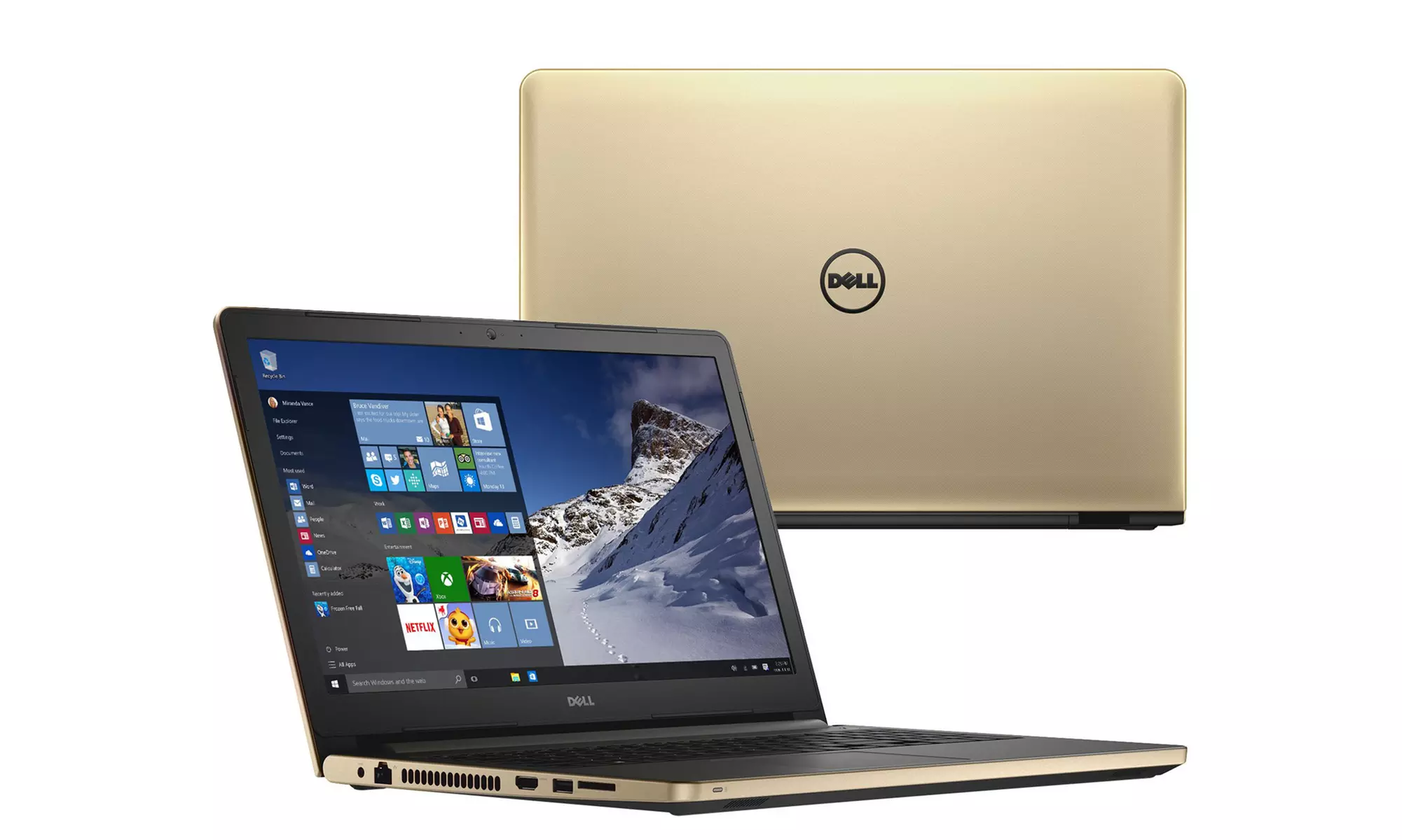 Dell Inspiron 5755 17.3" Laptop with AMD A8-7410U Quad-Core Processor, 8GB RAM, and 1TB HDD (Refurbished Open Box) - Primary Image