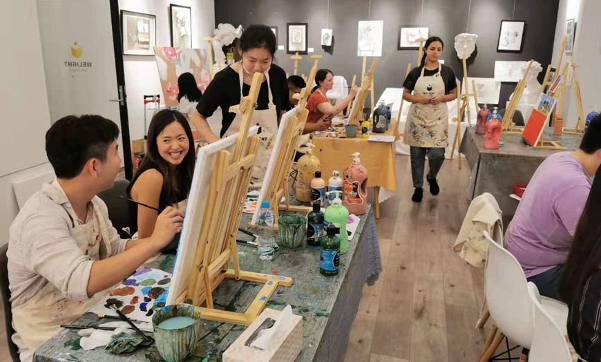 Image 2: Up to 38% Off on Painting Lesson at Welight Art Space