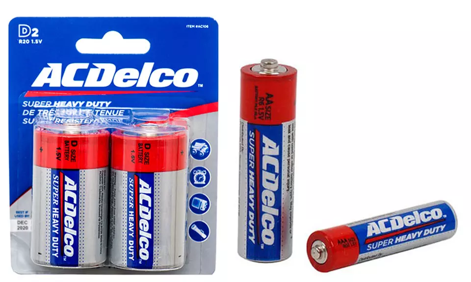AC Delco Heavy Duty Battery Pack (AA, AAA, C, D & 9V) - Primary Image