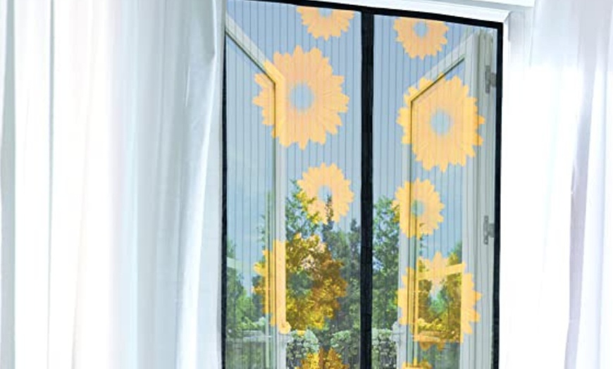 Image 2: One, Two or Four Sunflower Mesh Screen Doors