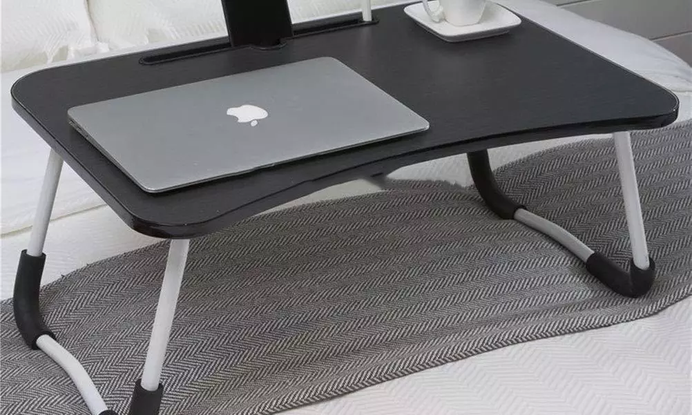 Herzberg Klapptisch mit Becher- und Tablettenhalter