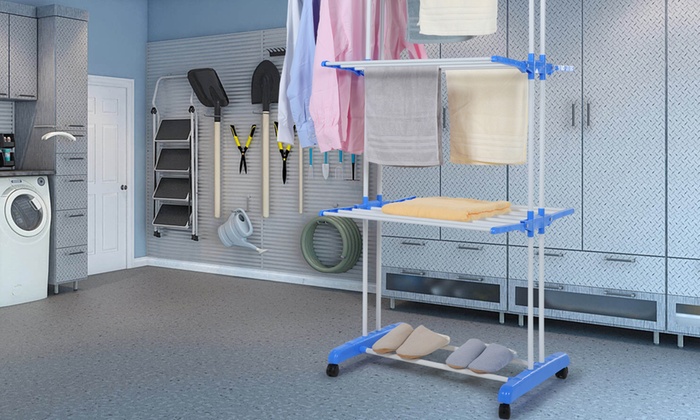 Bis zu 67% Rabatt Faltbarer Wäscheständer | Groupon