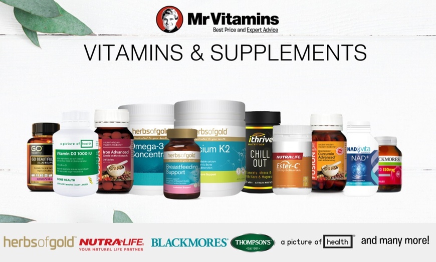 Image 1: $10 credit to spend on Supplements, Vitamins and Health Foods