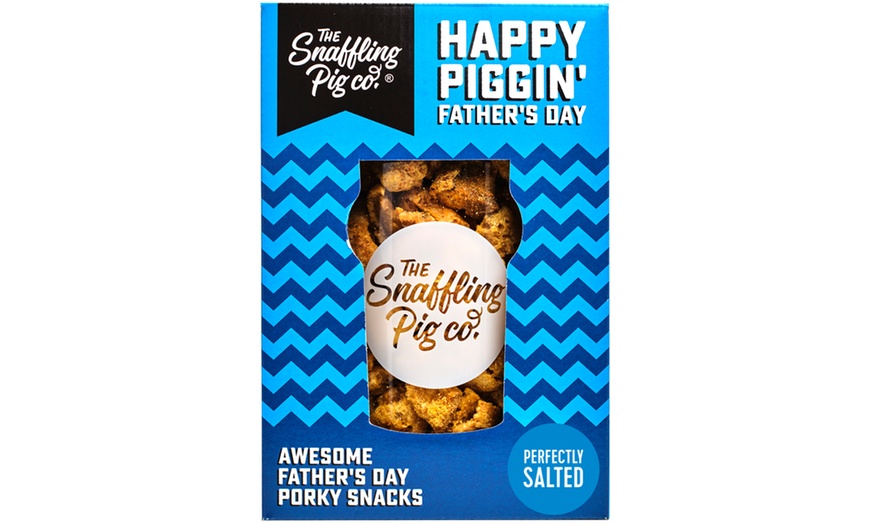 Image 4: Snaffling Pig Father's Day Pork Crackling Gift Jar 160g
