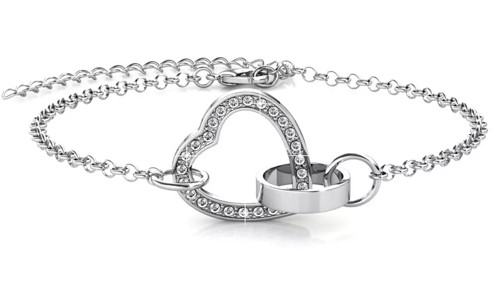 Locked Heart Bracelet Chain Bracelet