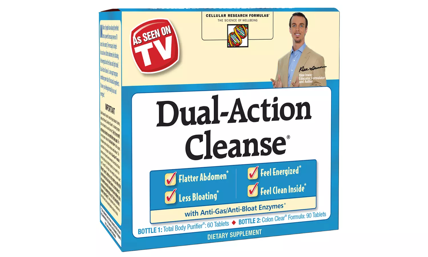 Dual-Action Cleanse Supplements (150-Count) - Primary Image
