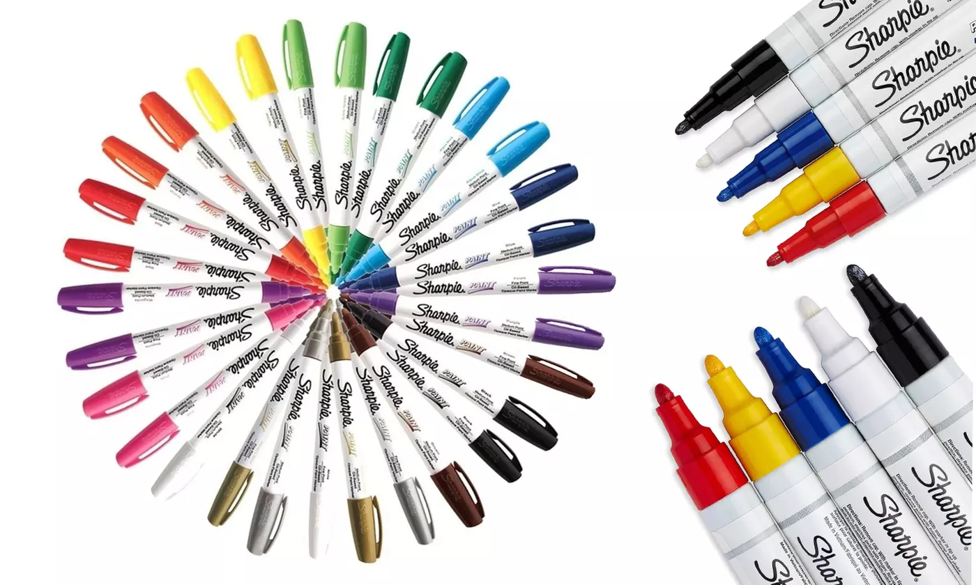Sharpie Oil-Based Paint Markers (15- or 30-Pack) - Primary Image