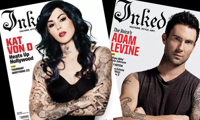 Tattoo Magazine Subscription Packages from "Inked Magazine" (Half Off). Six Options Available. - Primary Image