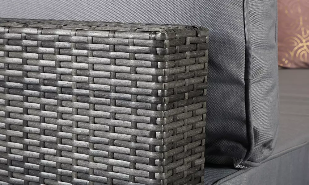 Rattan Effect Bridgetown Corner Sofa Set