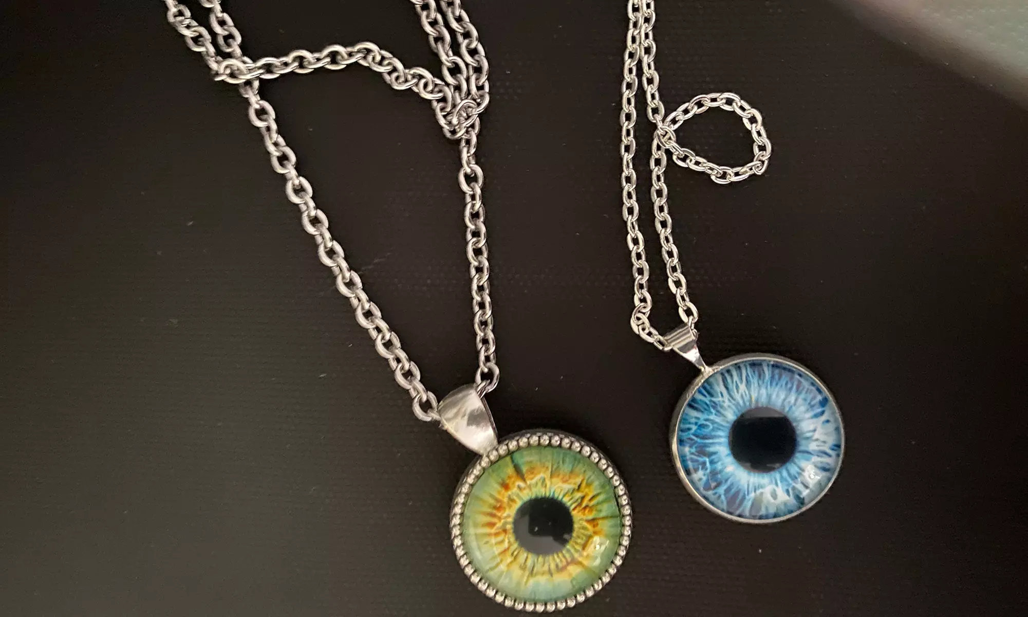 Zdjęcie tęczówki na szkle akrylowym