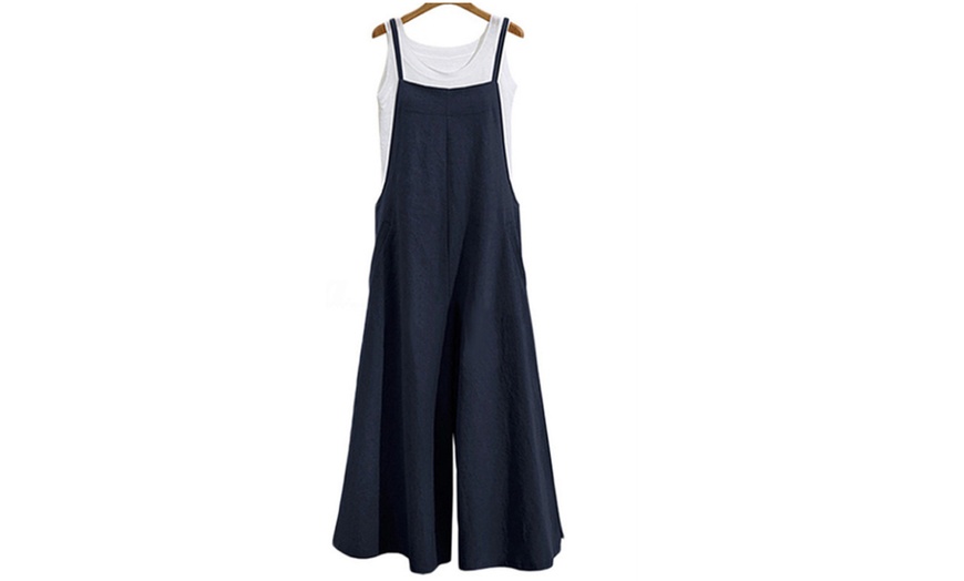 Image 5: Women Casual Loose Dungarees