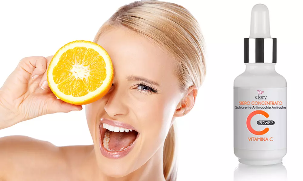 1, 2 o 3 sieri alla Vitamina C ad alta concentrazione con applicatore contagocce Efory Cosmetics - Primary Image
